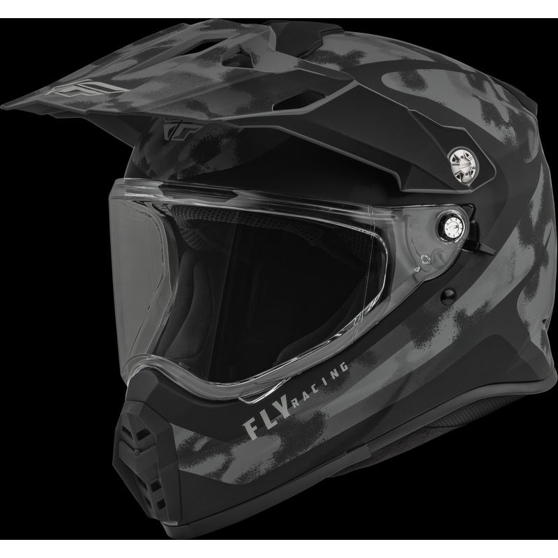 FLY RACING Trekker Pulse Helmet Matte Grey/Black Camo Sm