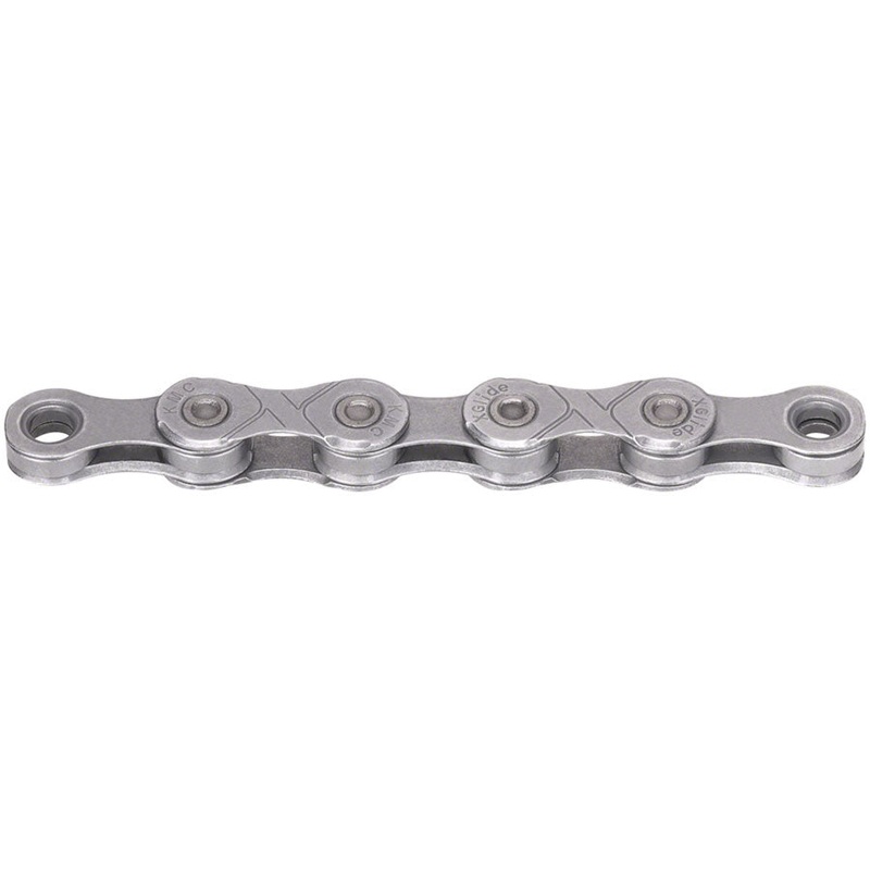 KMC XGlide EPT Chain – 9/10/11-Speed, 126L, Optimized for Shimano CUES Drivetrain, Gray