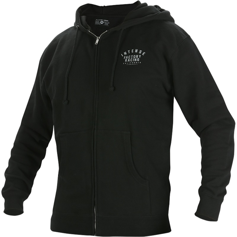 Men’s INTENSE Factory Racing Black Zip-Up Hoodie SM