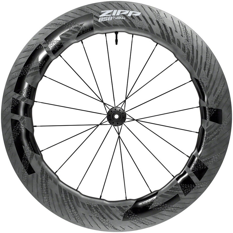Zipp 858 NSW Front Wheel – 700, 12 x 100mm, Center-Lock, Tubeless, Carbon, D1