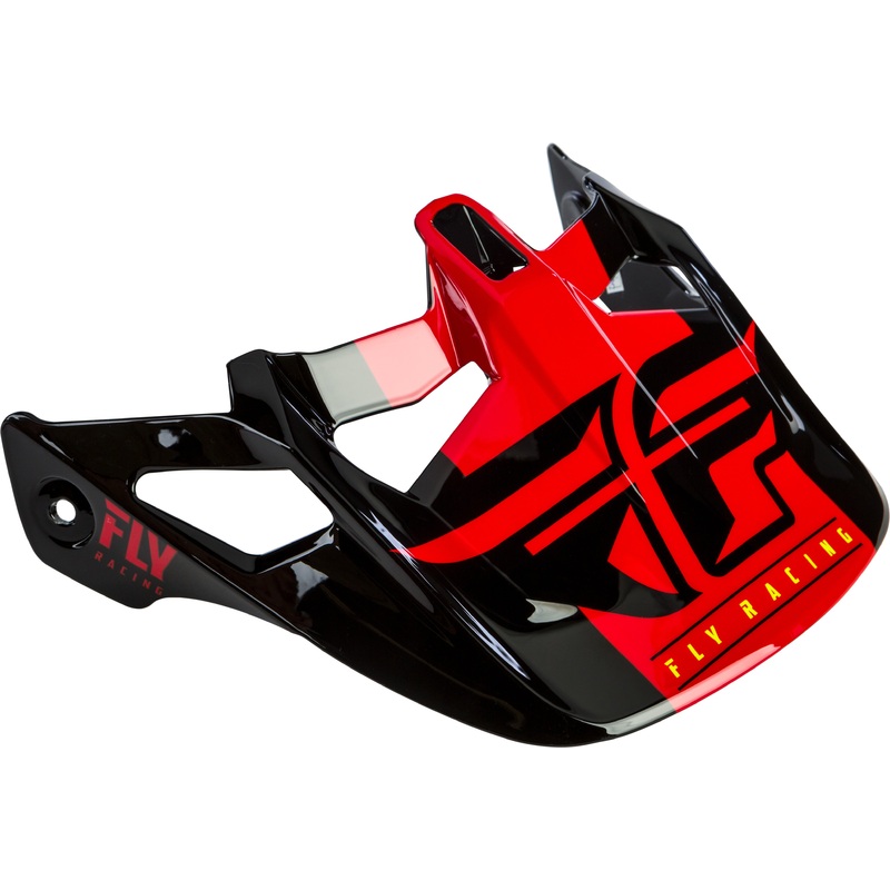 FLY RACING Werx Imprint Visor Black/Red