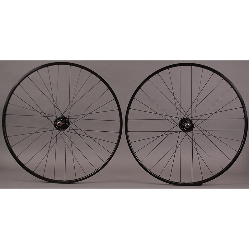 H + Plus Son TB14 Black – 32h Formula Track Hubs Fixed Gear Single Speed Wheelset