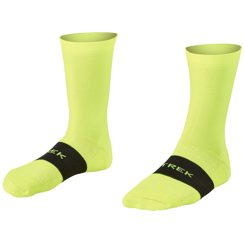 Sock Trek Race Crew Large (42-44) Radioactive Yellow