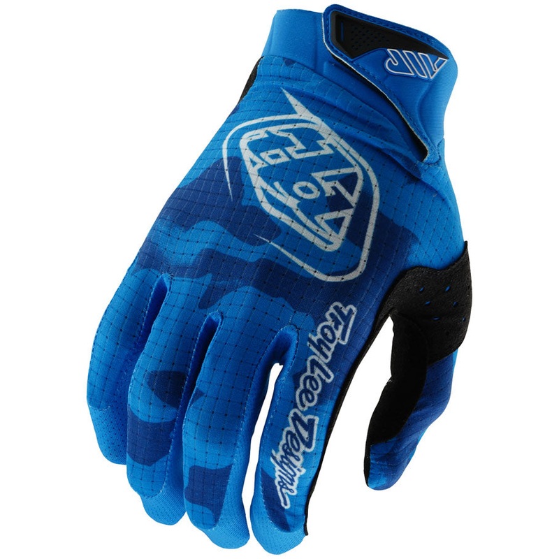 Troy Lee Designs Air Glove  Blotted Bright Blue 2X-Large