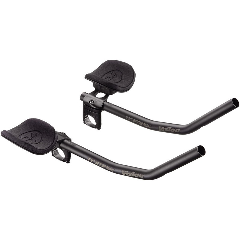 Vision TriMax Alloy Clip-ons 210360mm Extension Range J-Bend Shape Aero Bar Add-on  Alloy