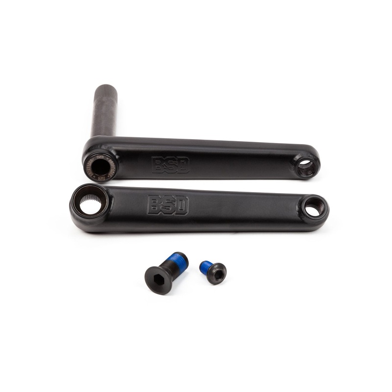 BSD Substance Cranks (Flat Black) 160mm Flat Black