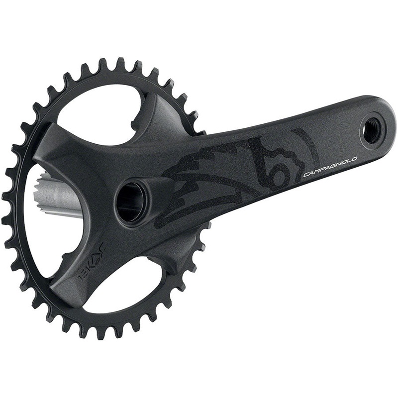 Campagnolo EKAR GT Crankset – 170mm, 13-Speed, 38t, 123mm BCD, Campagnolo Ultra-Torque Spindle Interface, Black