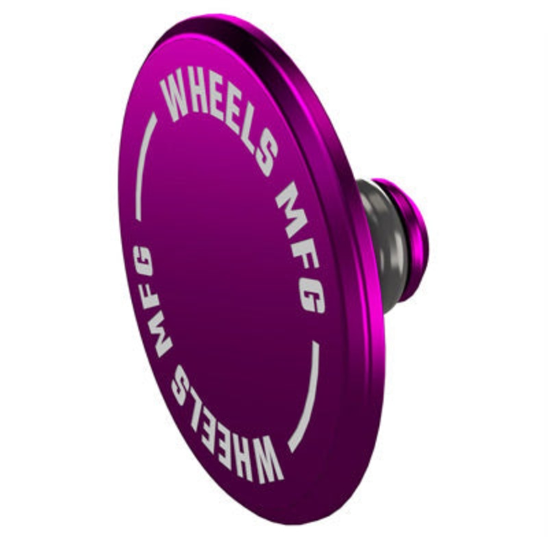 Wmfg Thru-Axle End Cap Purple 6061, Press-In Thru-Axle End Caps  Hubs NA Purple