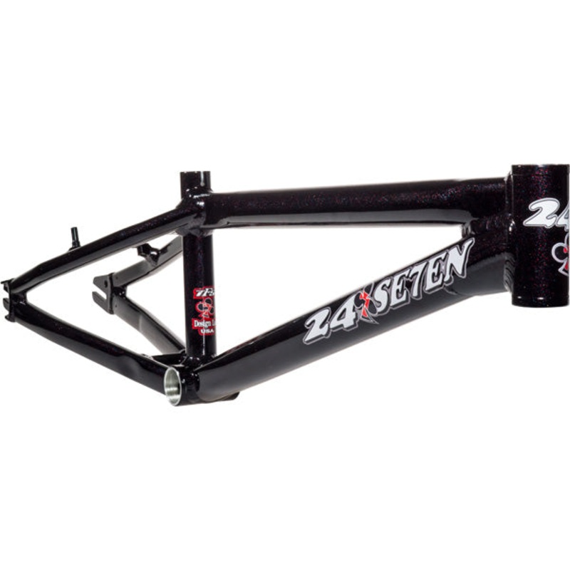 24 Se7en Response BMX Race Frame-American Black Junior
