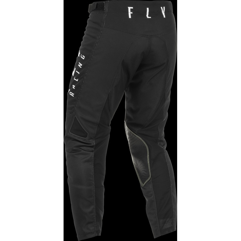 FLY RACING Kinetic Mesh Pants Black/White Sz 36