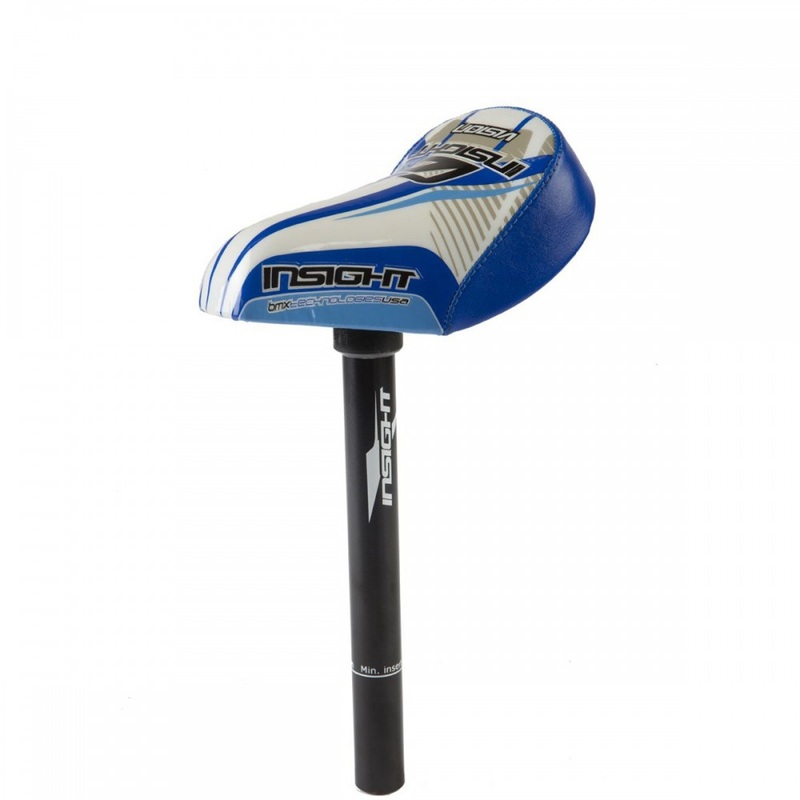 Insight Mini BMX Seat and Post Combo – 22.2mm Uni type – Blue