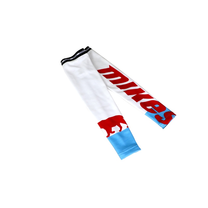 Mike’s Bikes Equator Team Arm Warmers White Red XX-Small/X-Small