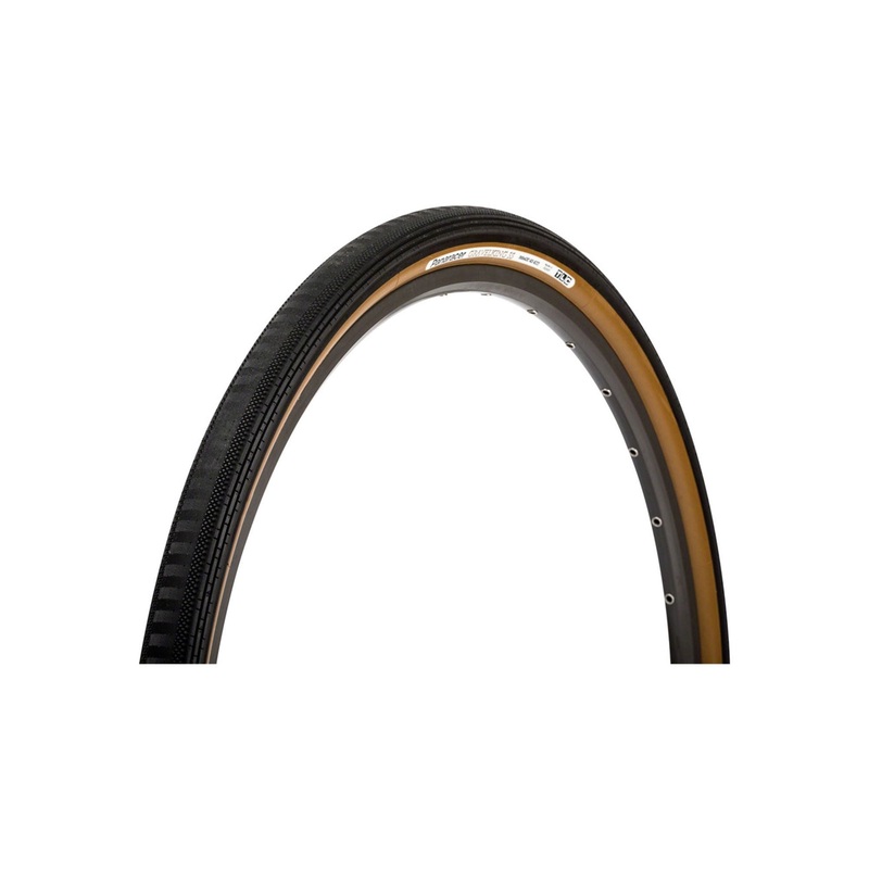 Panaracer GravelKing SS Plus w/ProTite Protection Tubeless Tire – 700c Black / Brown 700x43mm