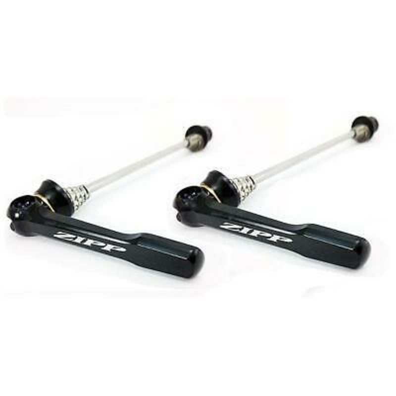 ZIPP Quick Release Skewers Pair Stainless Steel Black for Disc Brake Road Wheel