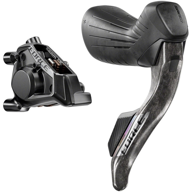 SRAM Force eTap AXS HRD Shift/Brake Lever Hydraulic Disc Caliper – Right/Rear Flat Mount 20mm Offset 1800mm Hose BLK E1