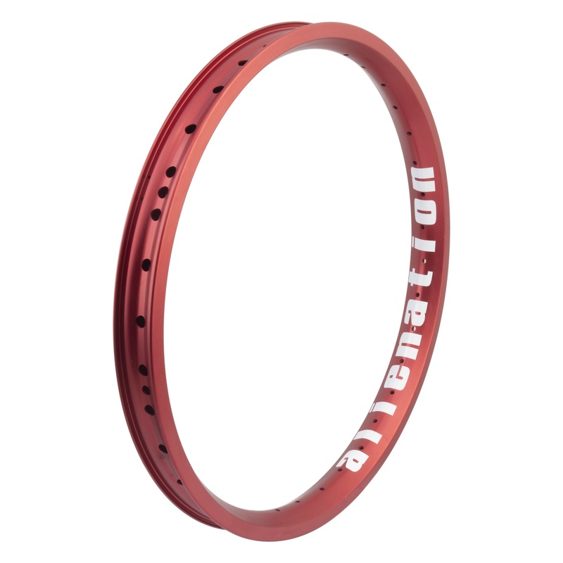 20″ (406mm) Alienation Vandal G69 Double Wall BMX Rim – 36H – Red Anodized