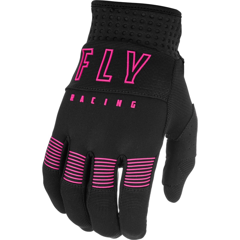 Fly Racing F-16 BMX Race Gloves-Black/Pink Adult Small (8)