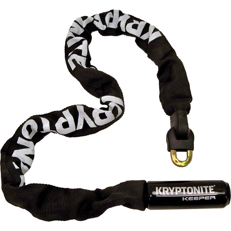 Kryptonite Keeper 785 Integrated Chain Lock – 85cm (2.8′) 7mm Keyed Black