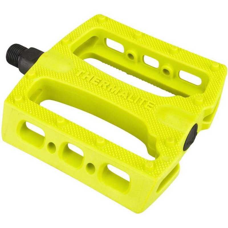 Thermalite Pedals – Platform Composite/Plastic 9/16″ Neon Yellow Yellow