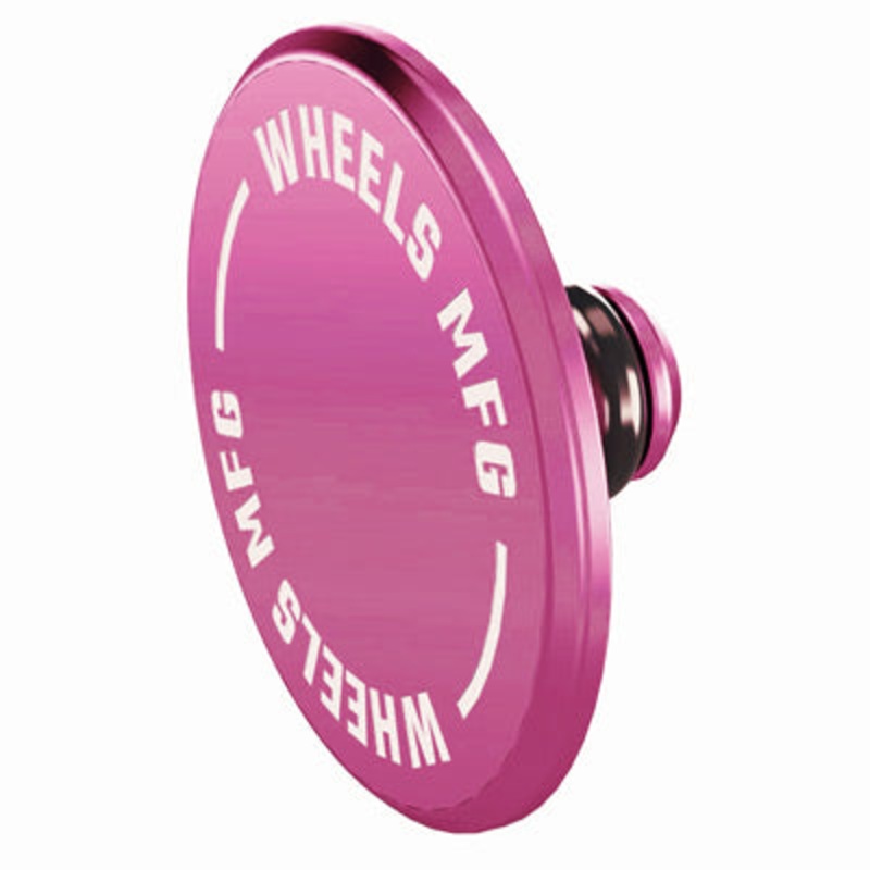 Wmfg Thru-Axle End Cap Pink 6061, Press-In Thru-Axle End Caps  Hubs NA Pink