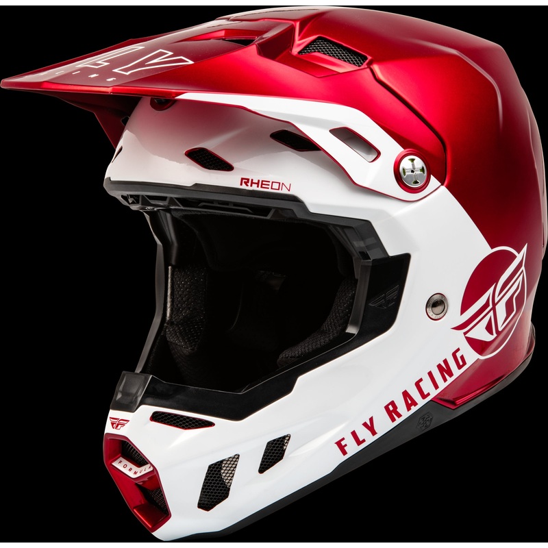 FLY RACING Formula Cc Centrum Helmet Metallic Red/White Lg