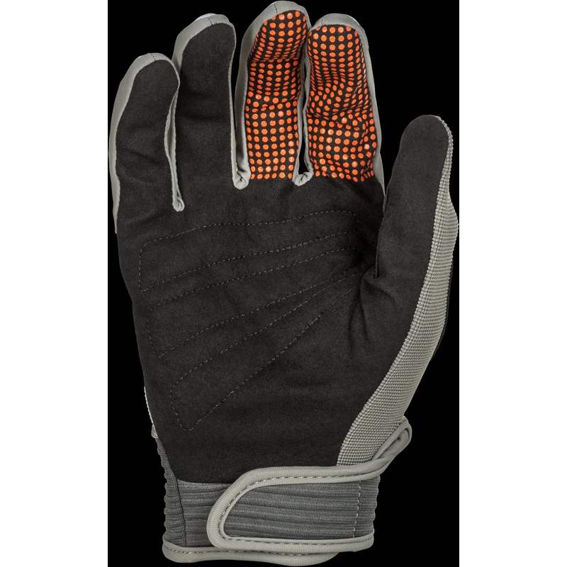 FLY RACING Youth F-16 Gloves Grey/Orange Yxs