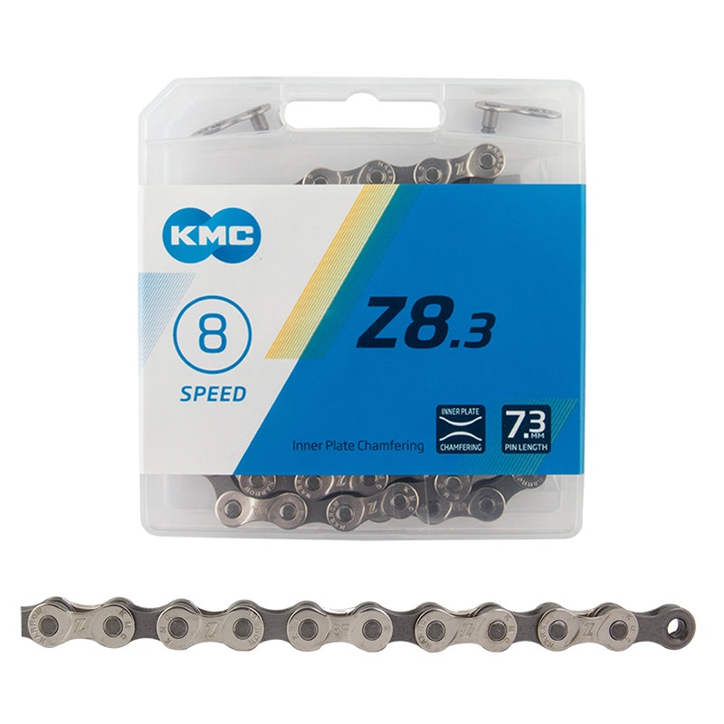 KMC Z8.3 Chain – 8-Speed 116 Links Gray