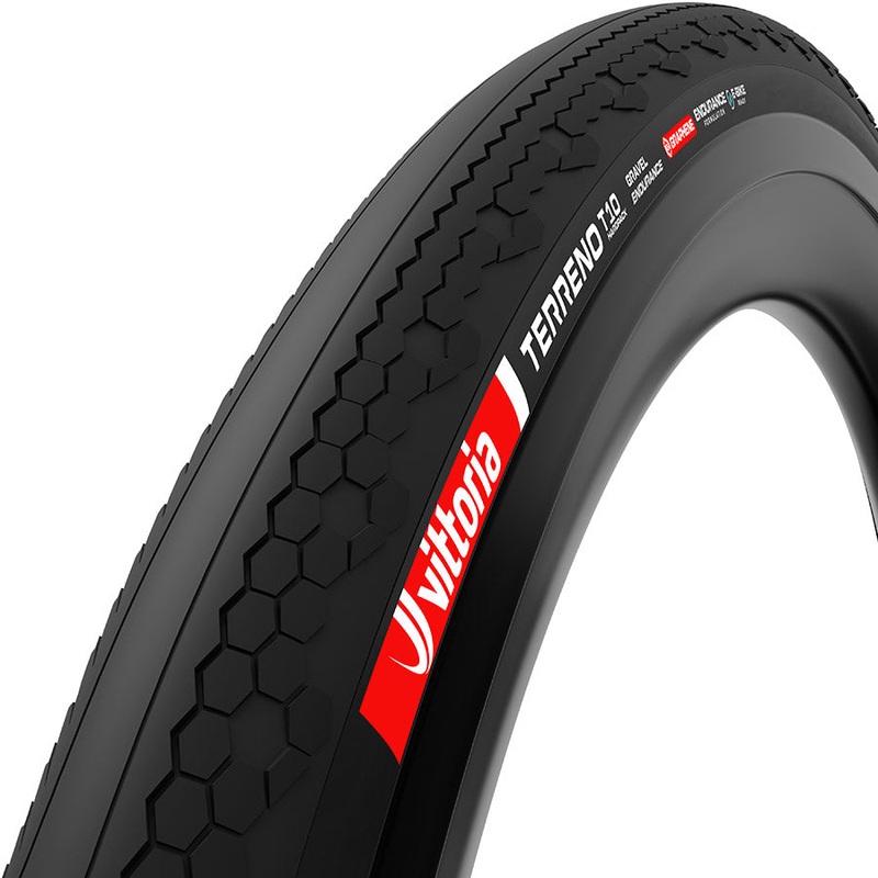 Vittoria Terreno T10 Hardpack Tire – 700 x 37 Tubeless Folding BLK Gravel Endurance Graphene G2.0