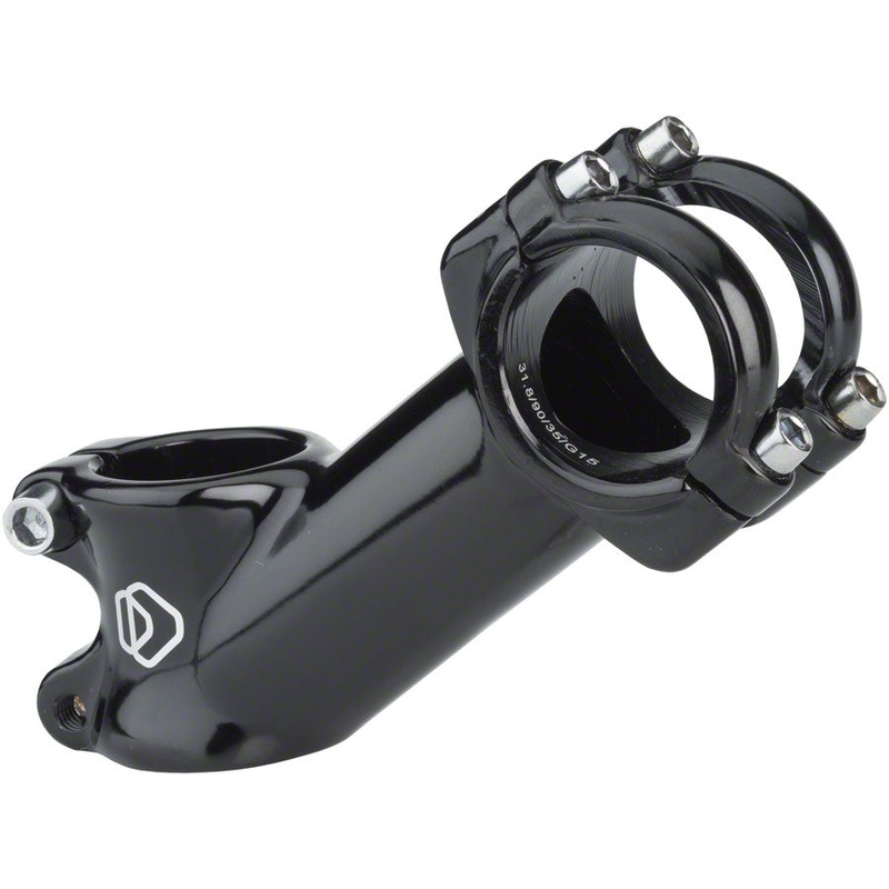Dimension 31.8 Stem – 110mm, 31.8 Clamp, +35, 1 1/8″, Alloy, Black