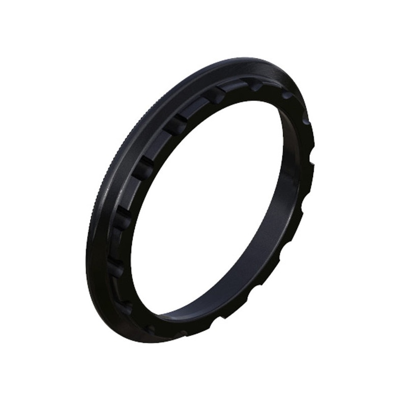 Onyx Cassette Lockring / Ultra SS Hub Black