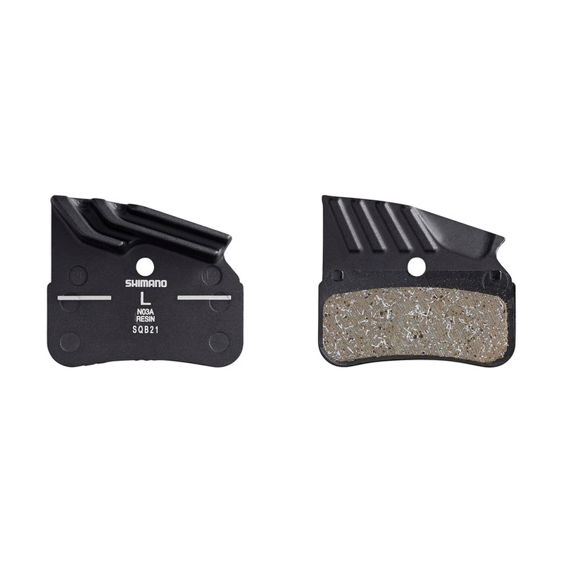 Shimano N03A Resin Disc Brake Pads w Fin & Spring XTR M9120 XT M8120 SLX M7120 Pad Set