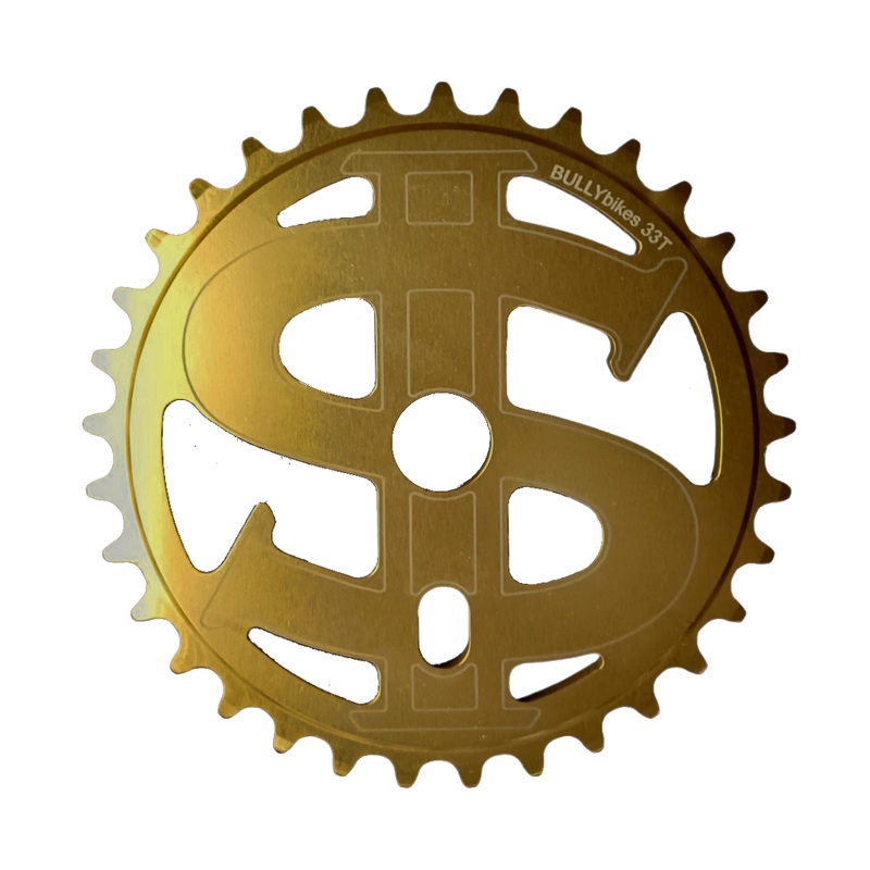 Bully Big Money 39t BMX Sprocket / Chainwheel – Gold – USA Made