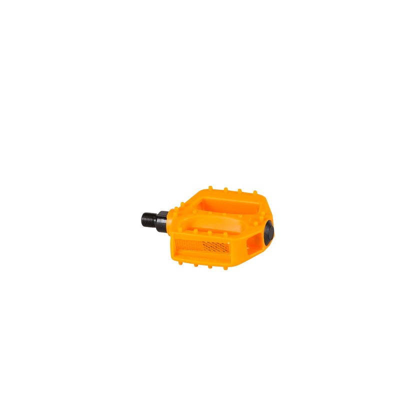 PP Plastic Youth Platform Pedals – 1/2″ – Orange