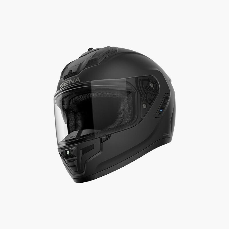 SENA Phantom Ff Mesh Com Helmet Matte Black Md Matte Black Medium
