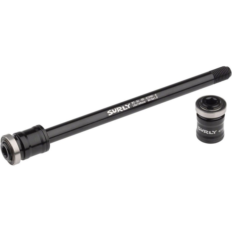 Excellent Adventure Rear Trailer Thru Axle – 12x148mm, Black