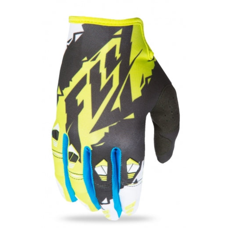 Fly Racing 2017 Kinetic Glove-Black/Lime Youth Small (4)