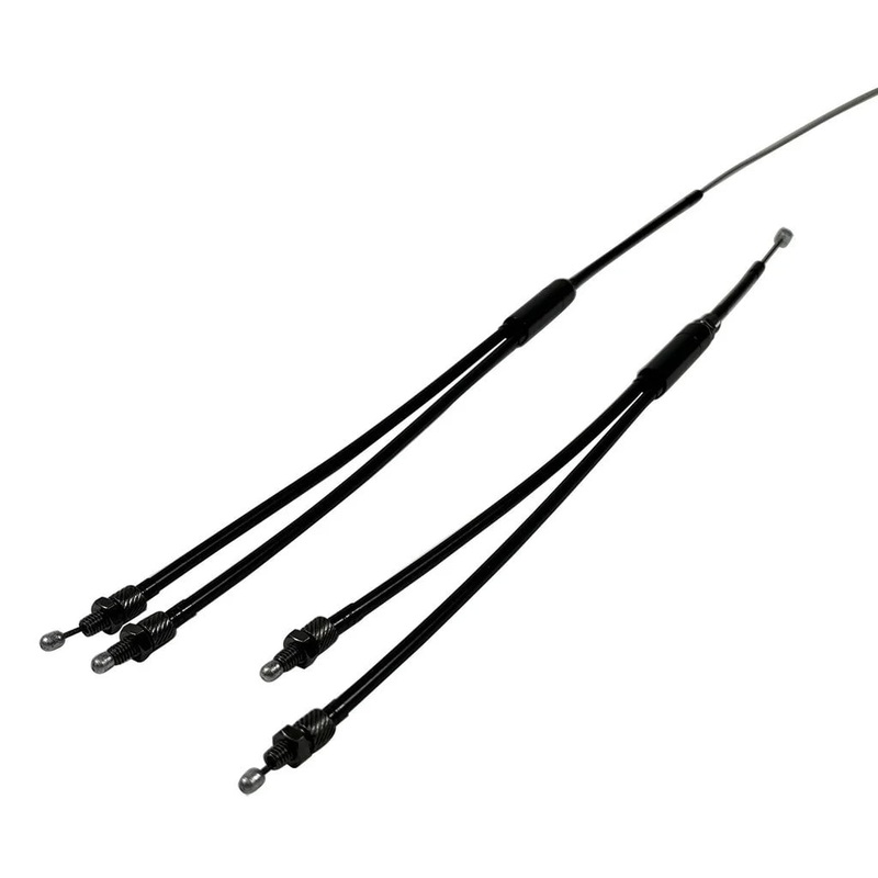 Fit Bike Co Upper and Lower Gyro Cable Set Black