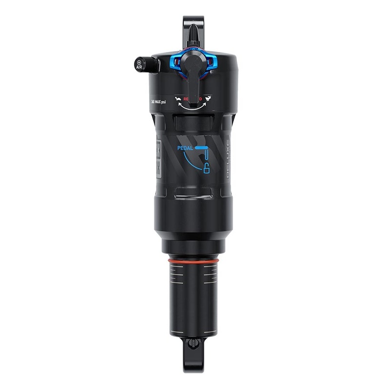 RockShox Deluxe Ultimate RCT Rear shock 190×40 Shaft Eyelet: Standard Body Eyelet: Standard Linear 0 Neg/1 Pos Token Linear Reb/Low Comp 380lb Lockout Force
