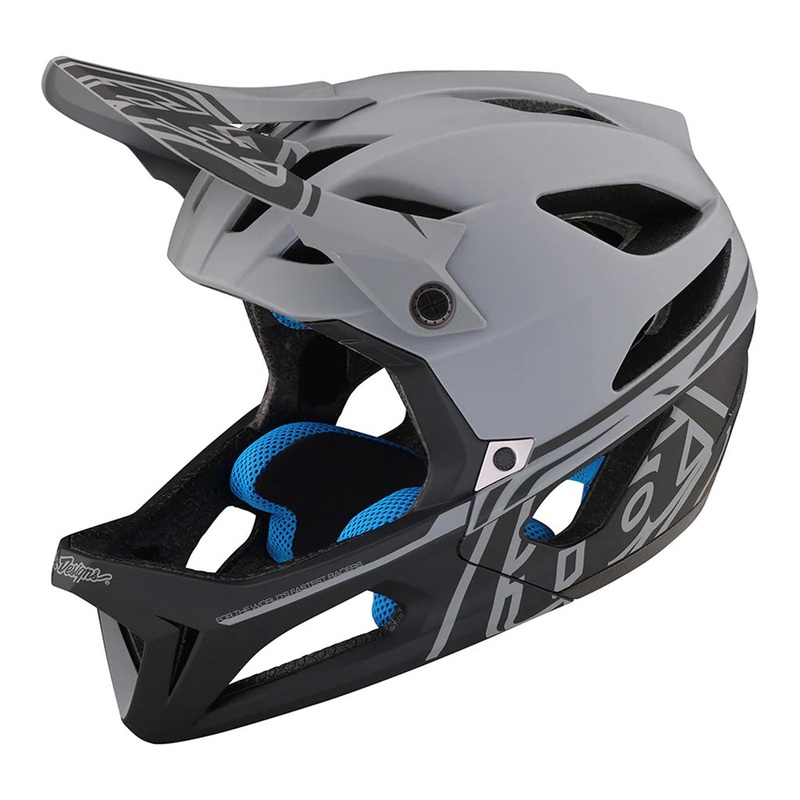 Troy Lee Designs Stage BMX Race Helmet-Stealth Gray Large