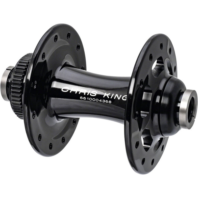 Chris King R45D Front Hub – 12 x 100mm, Center-Lock, Black, 28H