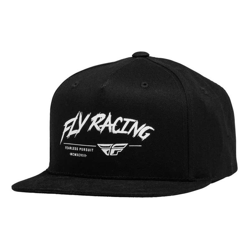 Fly Racing Khaos Hat-Black/White Youth