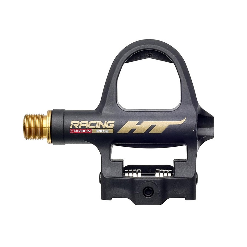 HT Components PK02T Racing Carbon Pedals Body: Carbon Spindle: Titanium 9/16” Black Pair