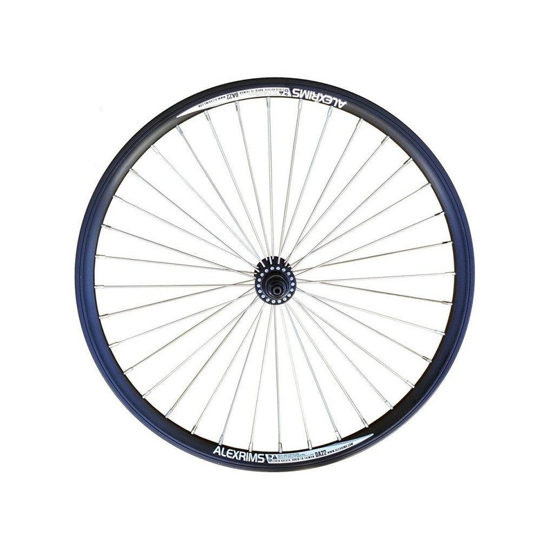 Alex DA-22 Sealed Bearing Front Wheel Black