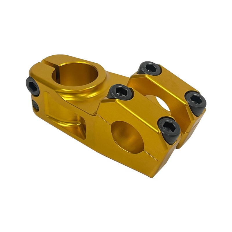 S&M Race XLT Top Load BMX Stem – 53mm – Gold – USA Made