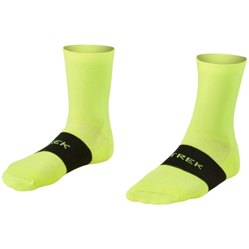 Sock Trek Race Quarter Small (35-38) Radioactive Yellow