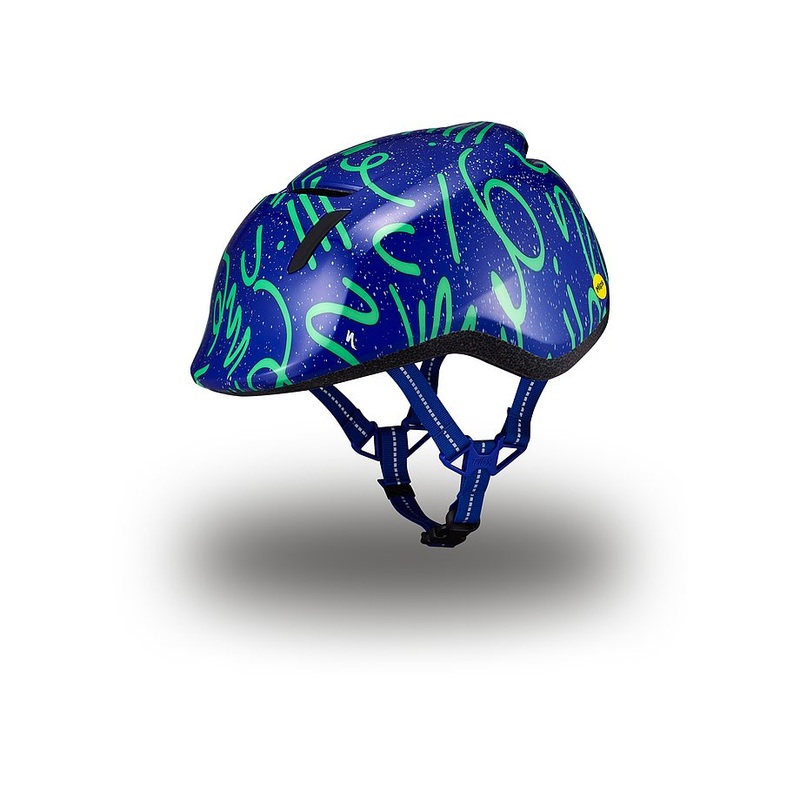 Specialized mio 2 helmet sapphire/electric green toddler