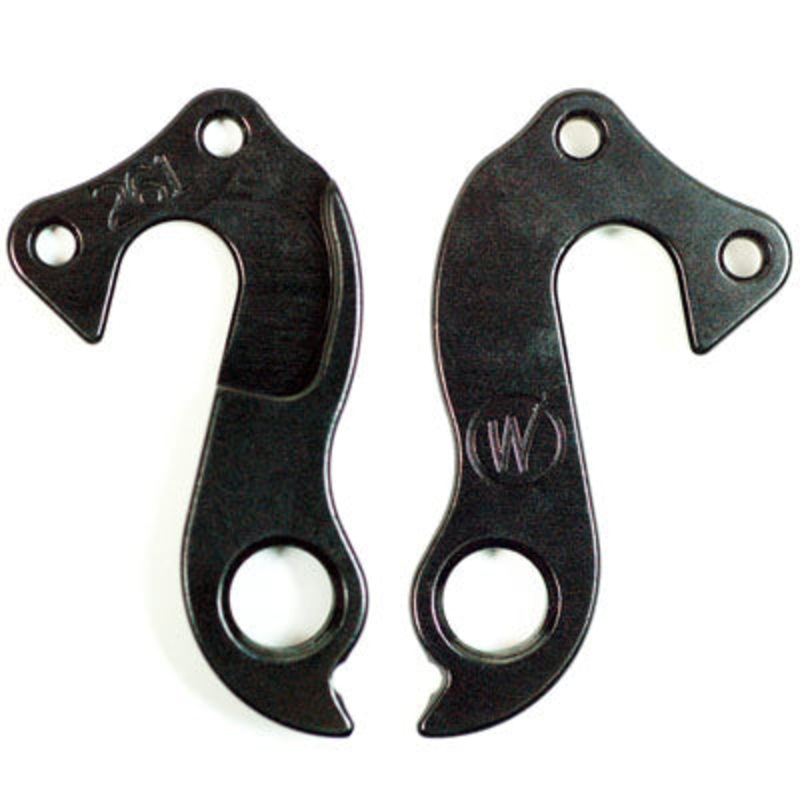 Wmfg Derailleur Hanger #261 – Fits Khs Models Replacement Derailleur Hangers Wheels Mfg. Derailleur NA Black