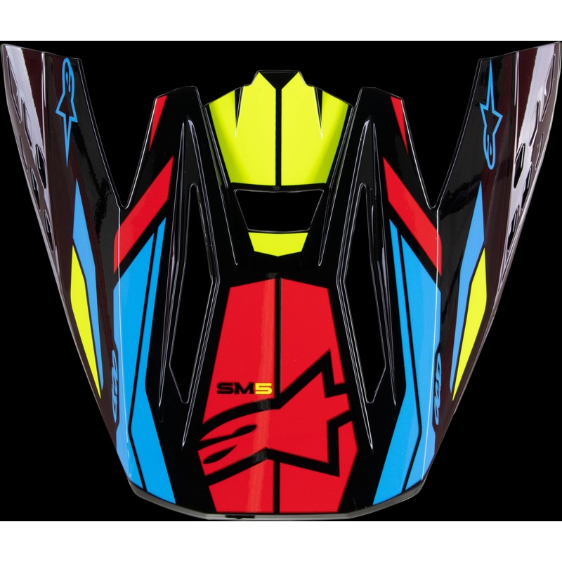 ALPINESTARS S-M5 Visor Black/Fluorescent Yellow/Bright Red