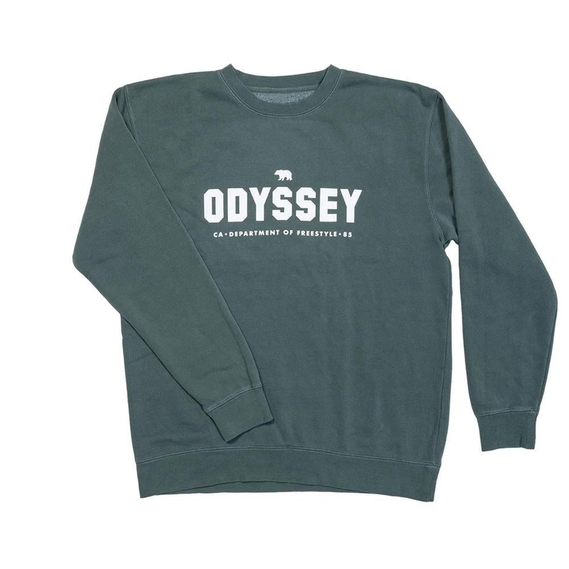 Odyssey Campus Crewneck Sweatshirt – Alpine Green Small