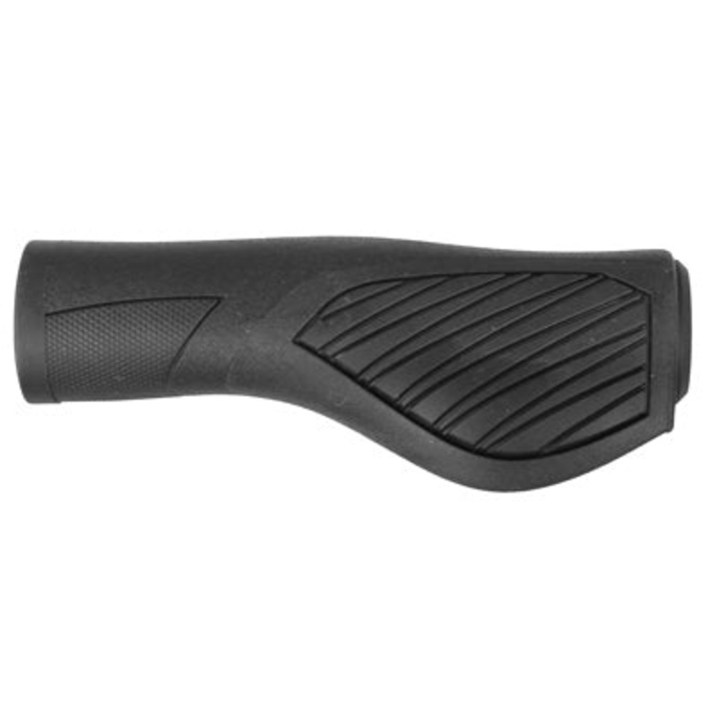 Uc Grips,Groove Ergo 130Mm Black W/Swivel Card, Plugs Groove Ergo Ultracycle Gripstape NA Black
